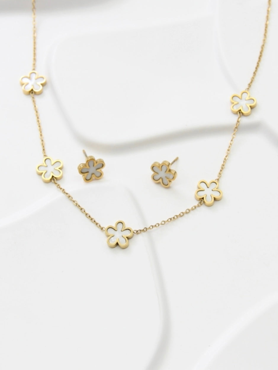Parure collier et boucles