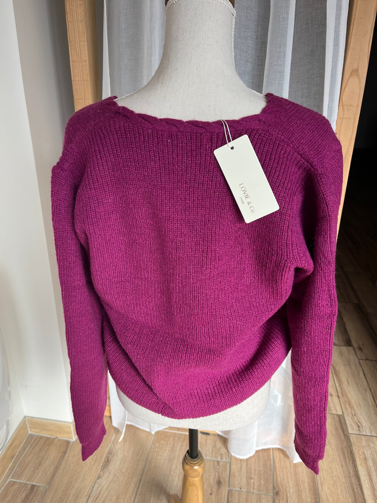 Gilet uni à boutons