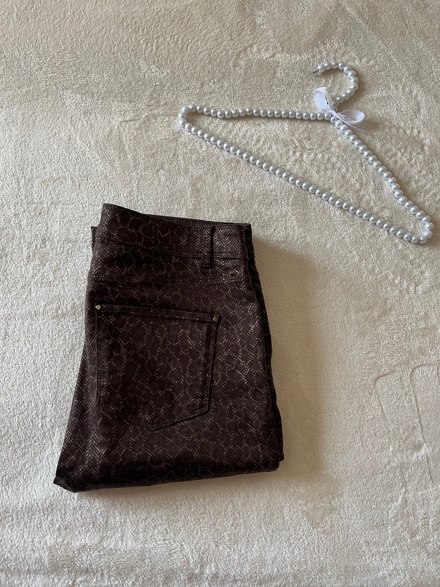 Pantalon à motifs 🟤 Armand Thiery 🟤 T.42