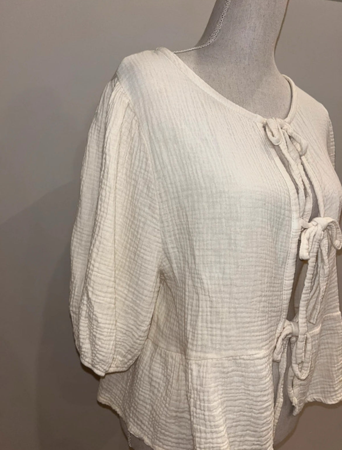 Blouse à noeuds