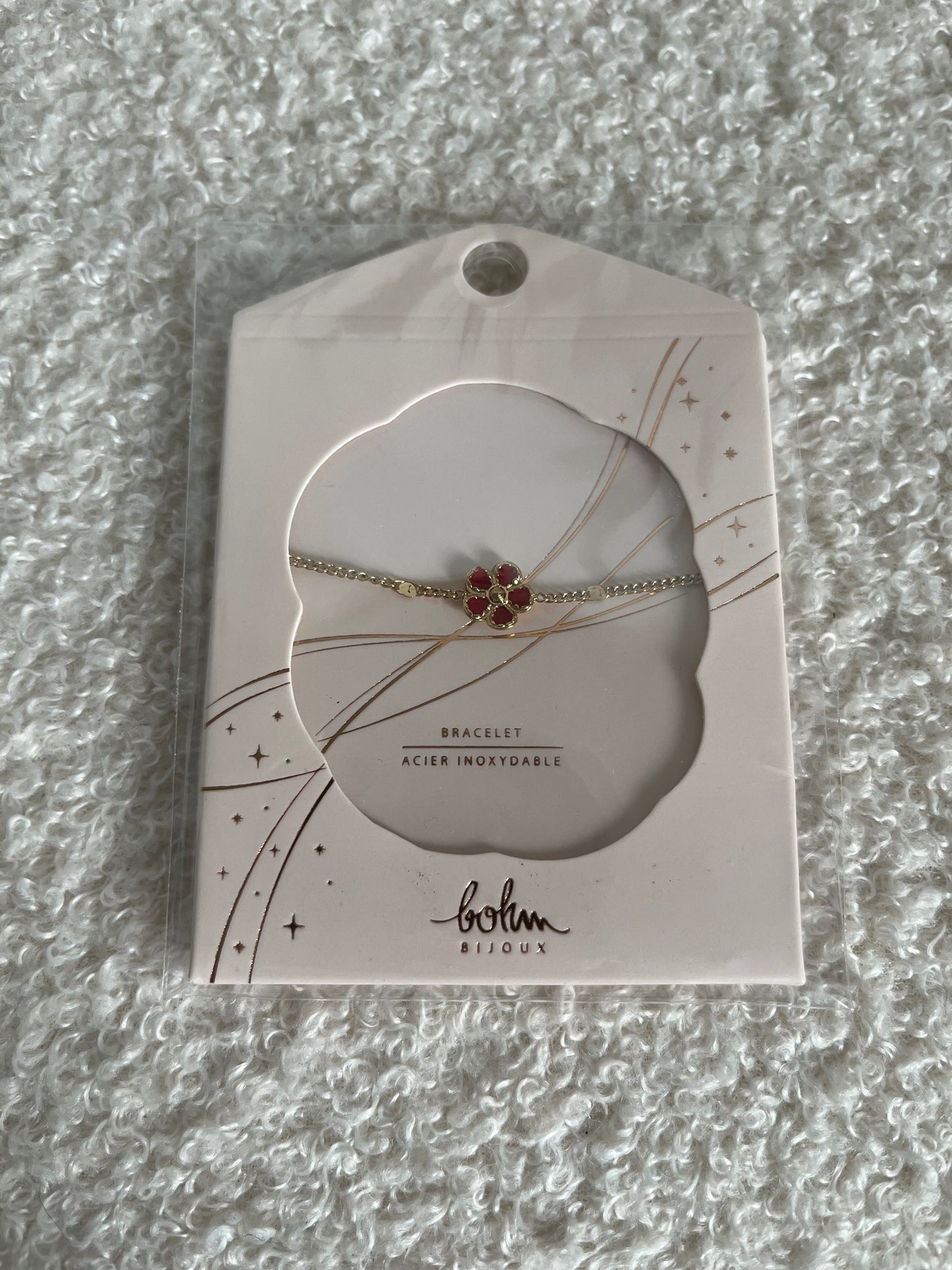 Bracelet fleur - 3 coloris