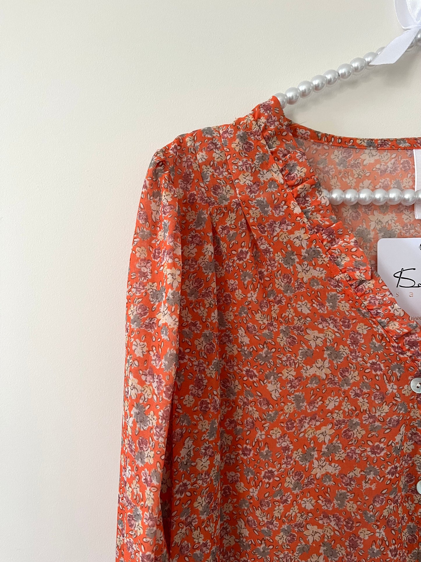 Blouse fleurie