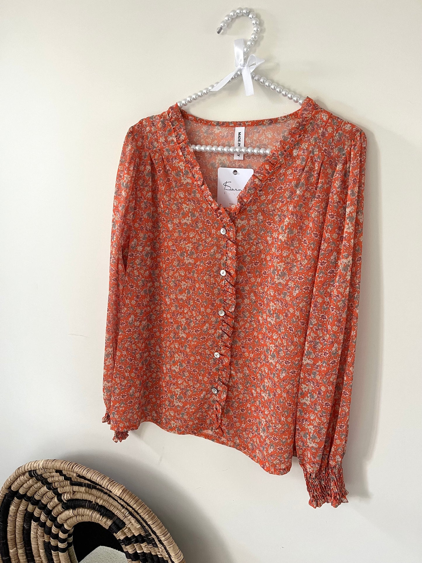Blouse fleurie