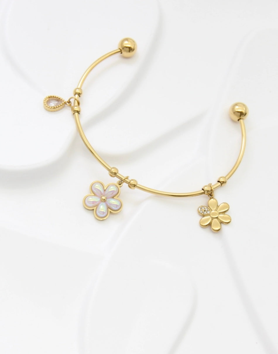Bracelet jonc charms