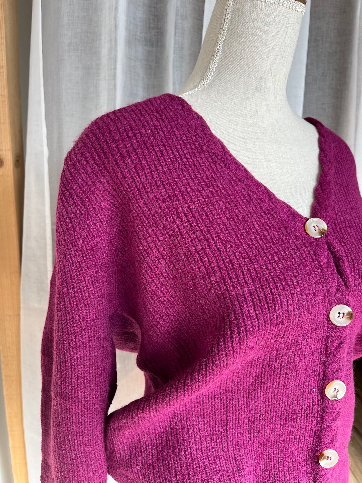 Gilet uni à boutons
