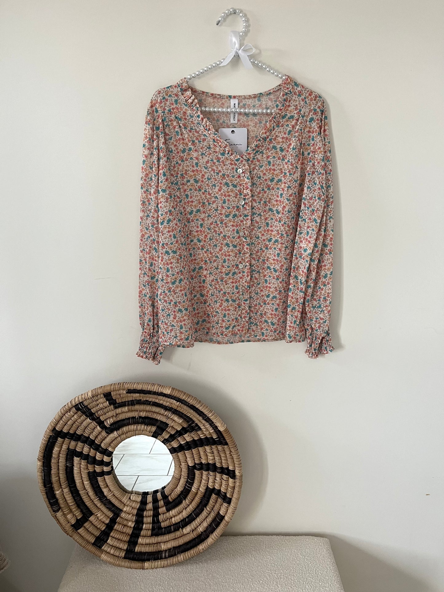 Blouse fleurie