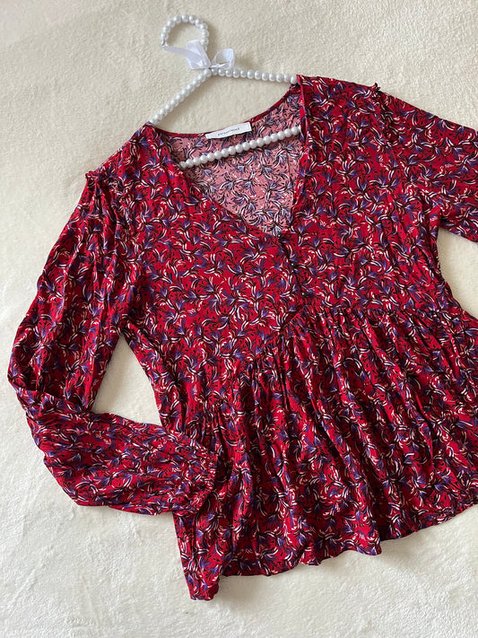 Blouse fluide à motifs 🪁 Promod 🪁 T.40