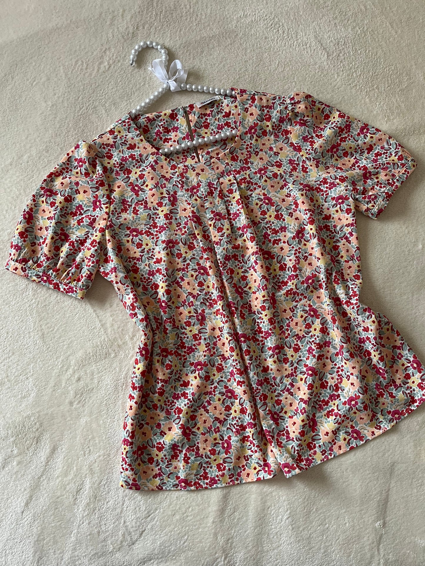 T-shirt fleuri 💐 Damart 💐 T.38