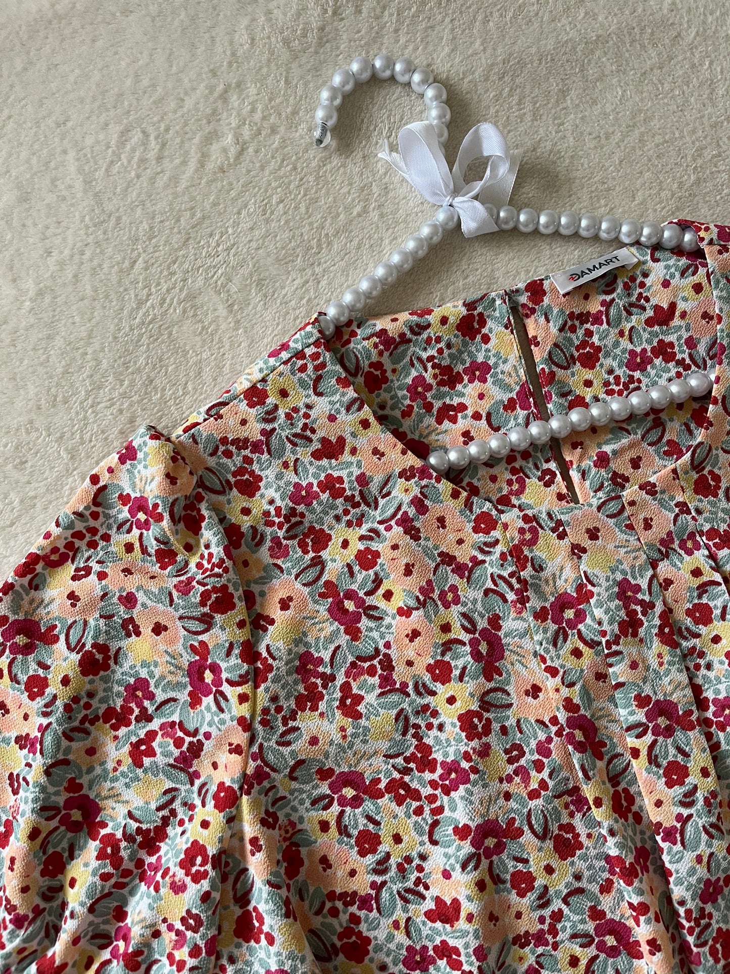 T-shirt fleuri 💐 Damart 💐 T.38