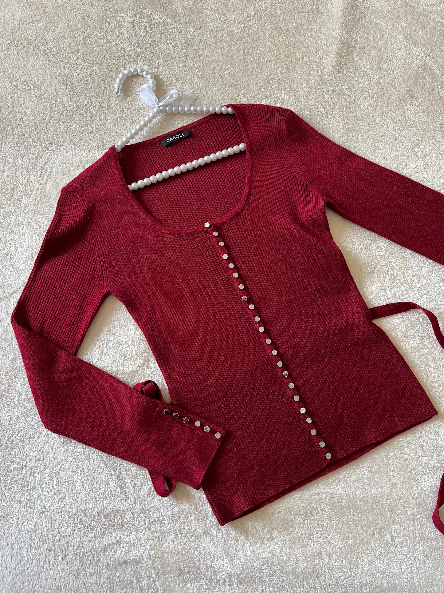 Pull côtelé 🌹 Caroll 🌹 T.38