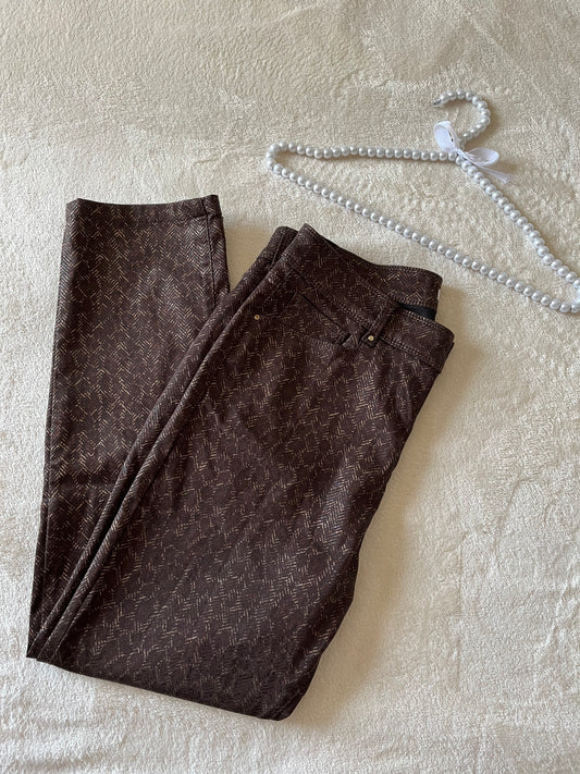 Pantalon à motifs 🟤 Armand Thiery 🟤 T.42