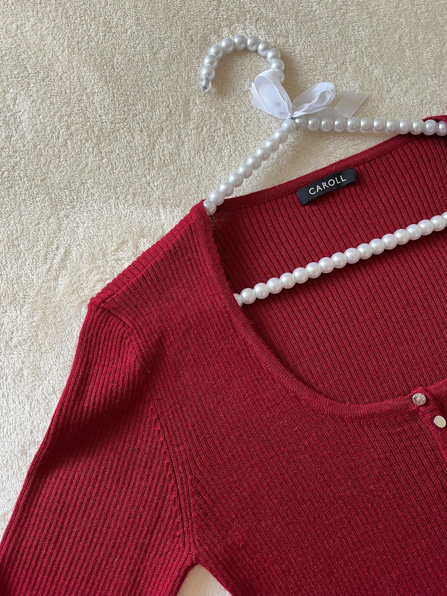 Pull côtelé 🌹 Caroll 🌹 T.38