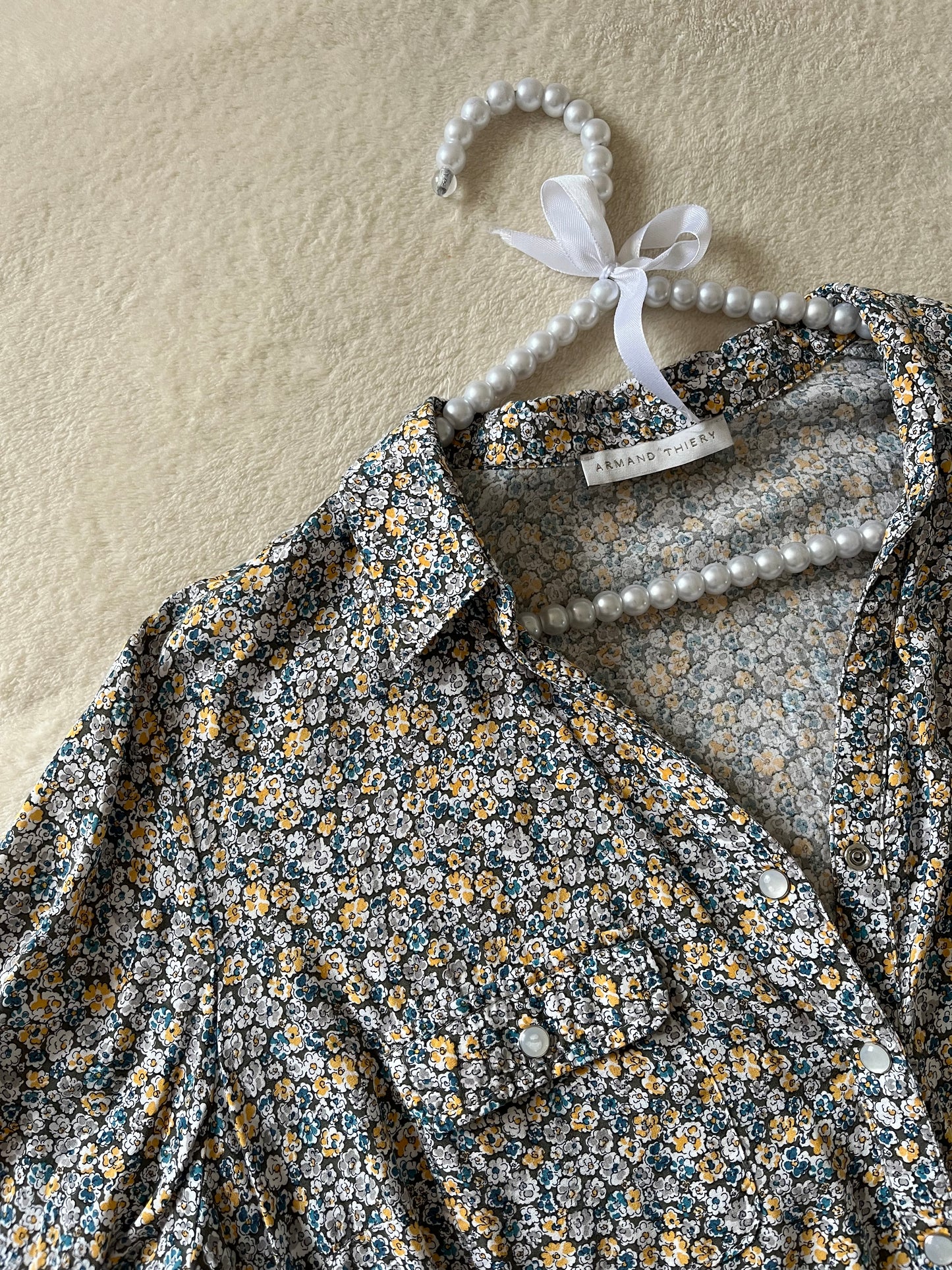 Chemisier fleuri 💐 Armand Thiery 💐 T.2