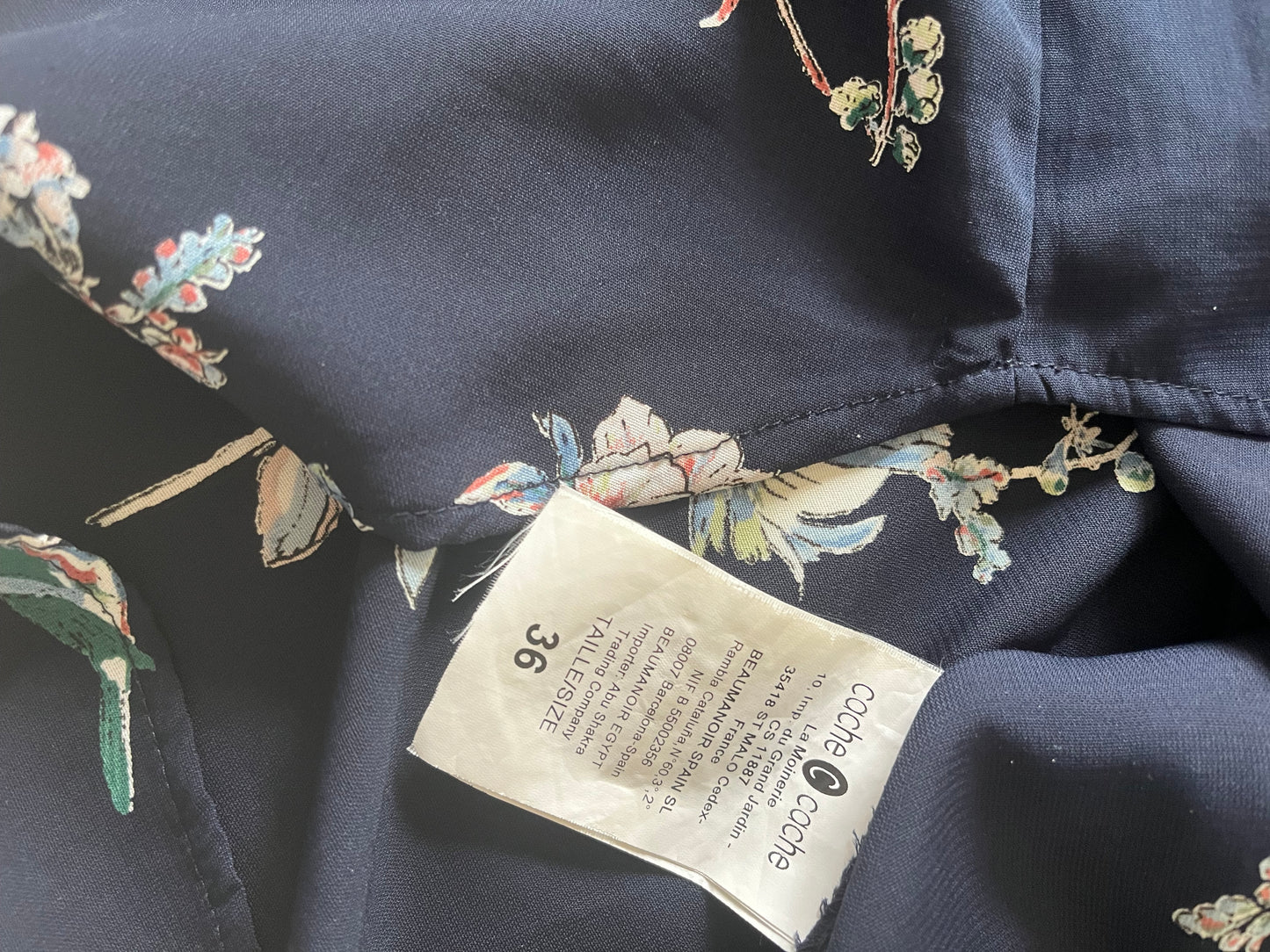 Blouse fleurie 💐 Cache-Cache 💐 T.S/36