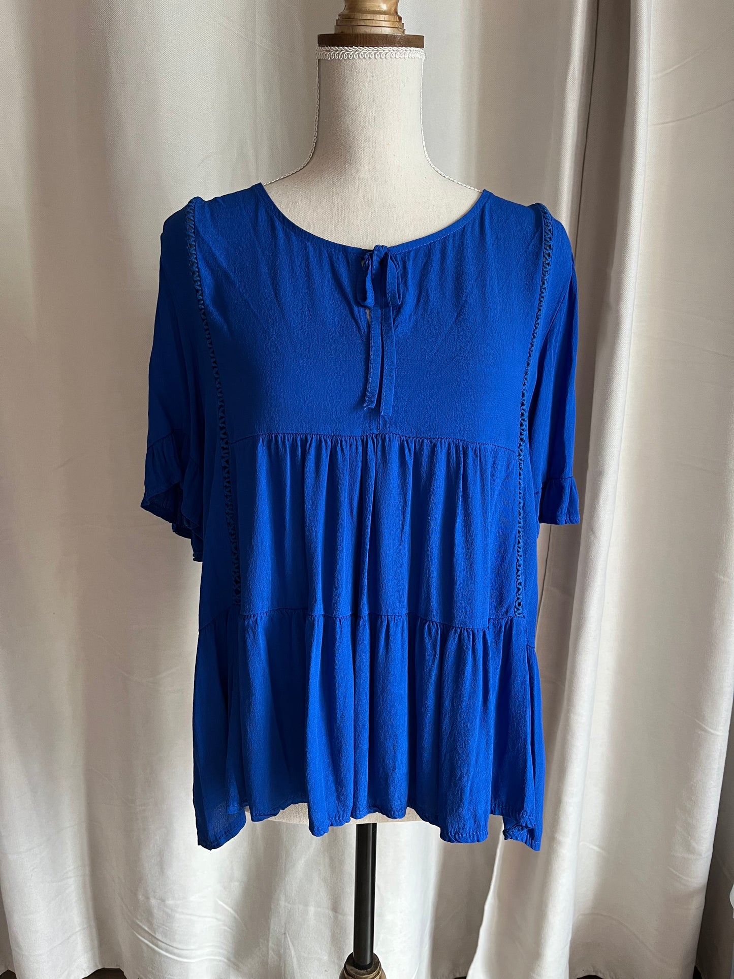 Blouse bleu roi