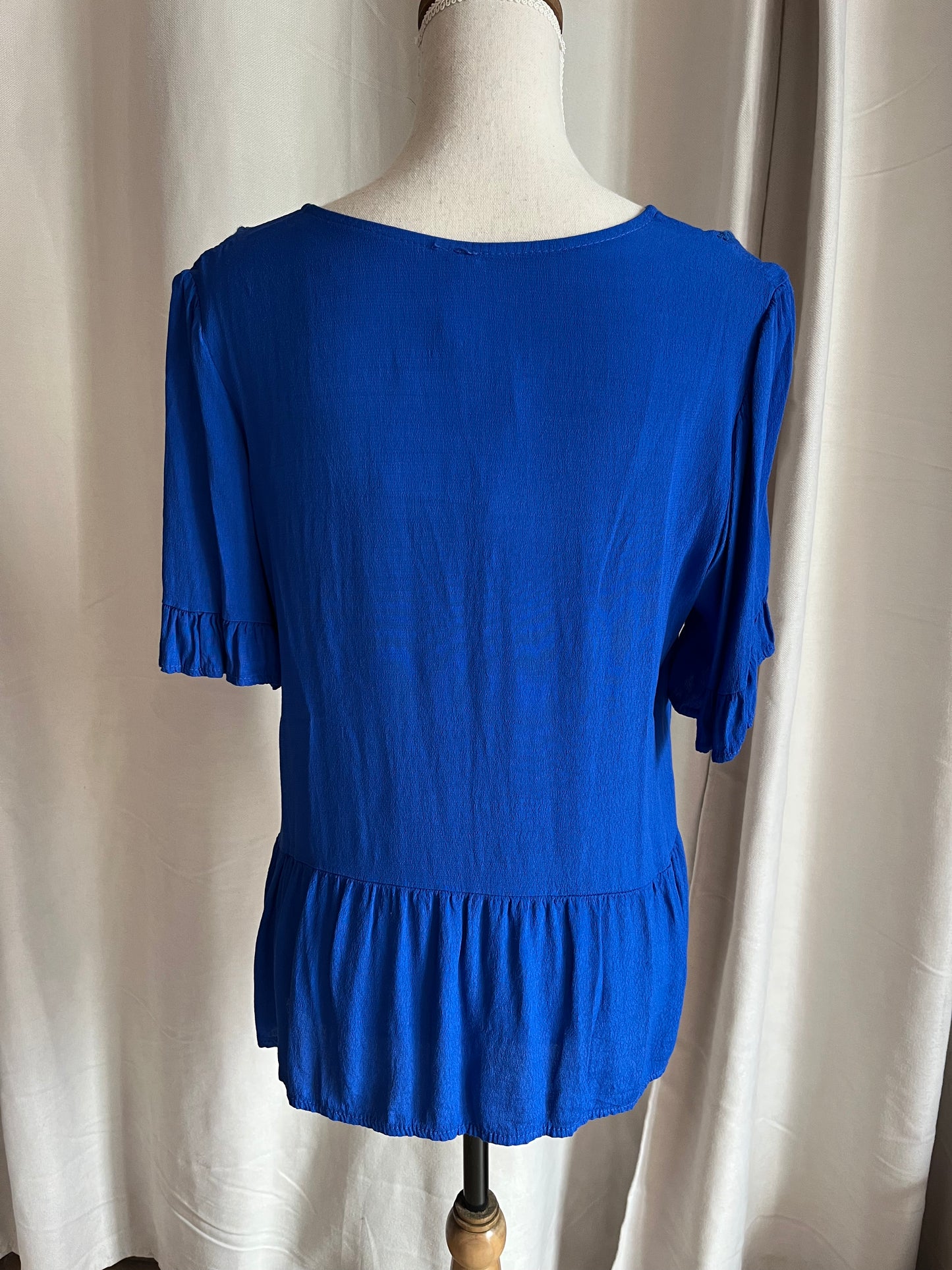Blouse bleu roi